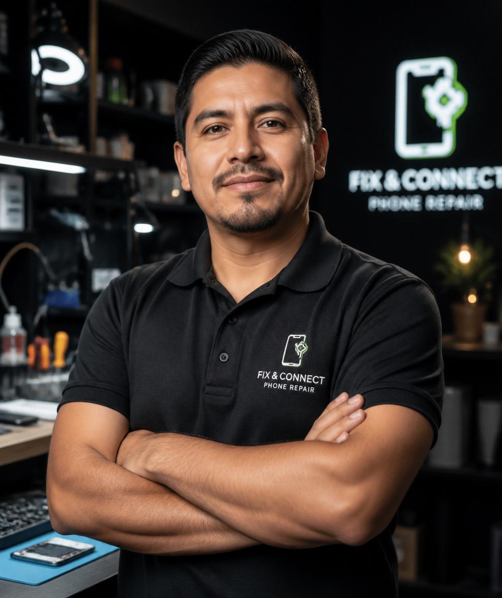 Instructor del curso de reparación de celulares
